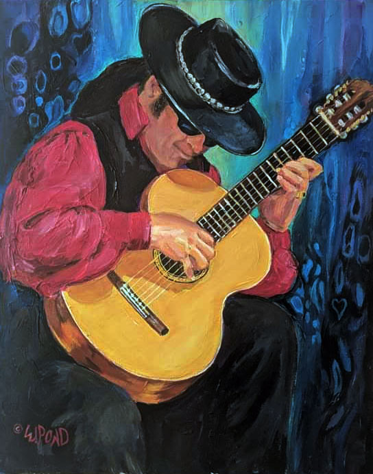 Guitar portrait